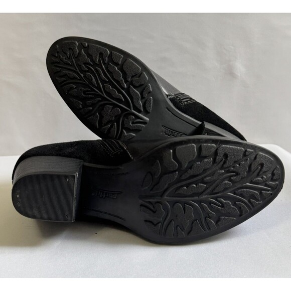 Earth Women’s Conway Maple Black Leather Multi-Zip Ankle Boots Sz 9M - Picture 12 of 12